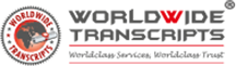 WorldWide Transcripts Logo