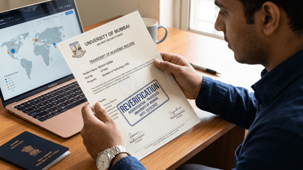 Transcript Reverification