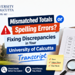 University of Calcutta Transcript