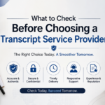Transcript Service Provider