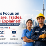 Canada immigration opportunities for Indian healthcare, STEM, and skilled trades professionals applying for Canada PR