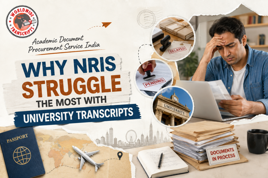 Academic Document Procurement Service India for NRIs