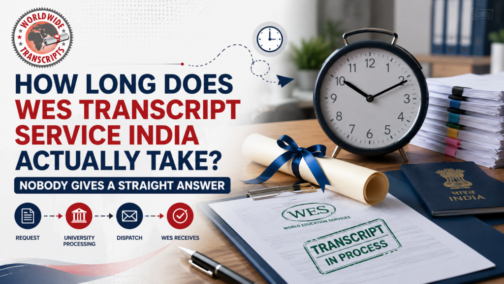 WES Transcript Service India: Timeline & Processing Time