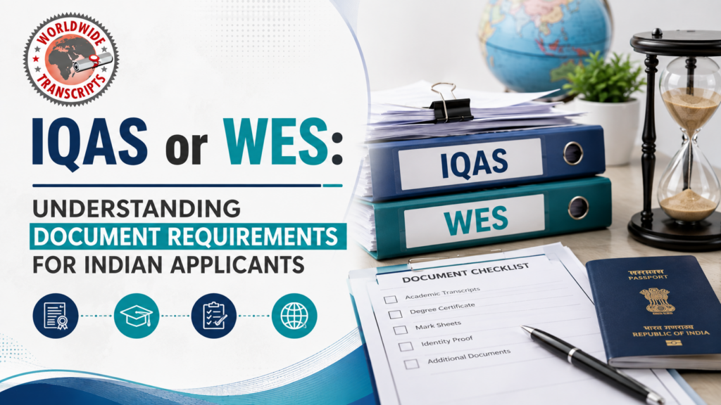IQAS or WES: Document Requirements for Indian Applicants