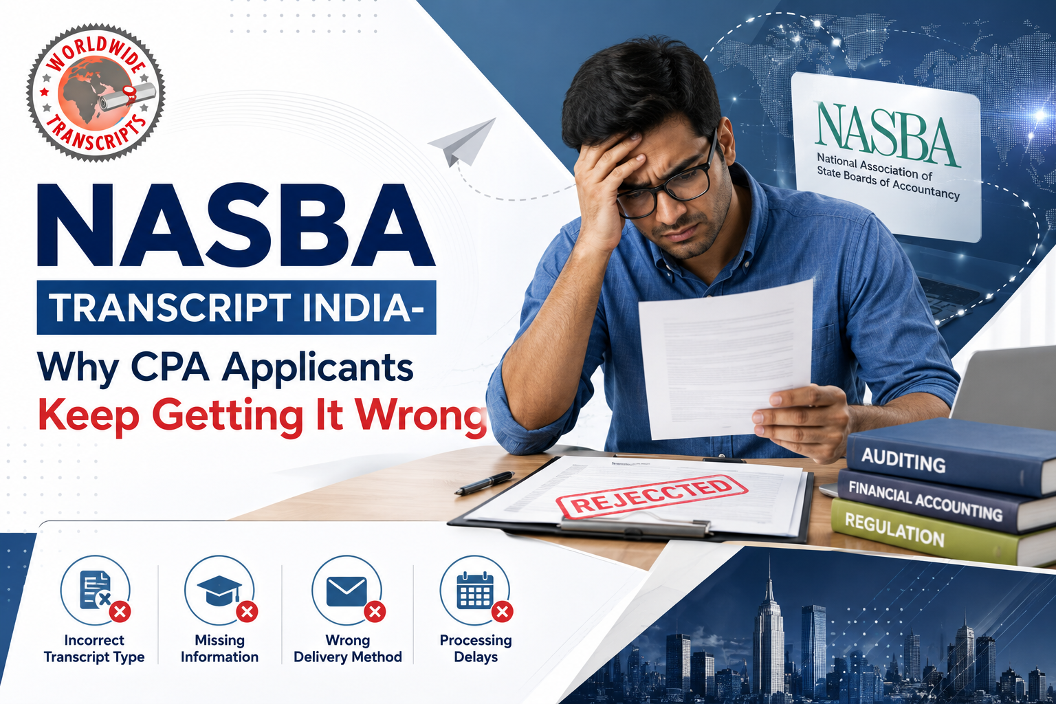 NASBA Transcript India for CPA Applicants