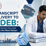 Transcript Delivery to NDEB for Dentists from India
