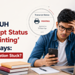JNTUH transcript status showing printing