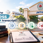 Process for JNTUK transcript
