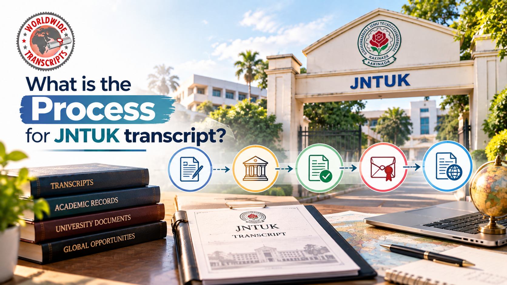 Process for JNTUK transcript