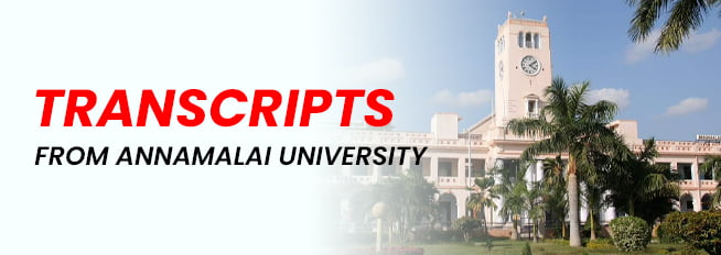Transcripts from Annamalai University
