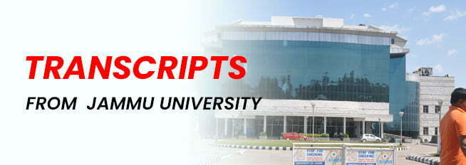 Transcripts from Jammu University