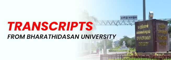 Bharathidasan University Transcripts