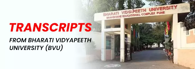Bharati Vidyapeeth University Transcripts