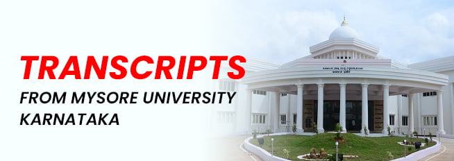 Transcripts From Mysore University