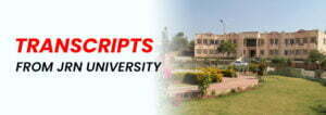 How to get transcripts from JRN University?