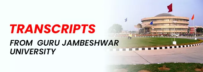 Guru Jambeshwar University Transcripts