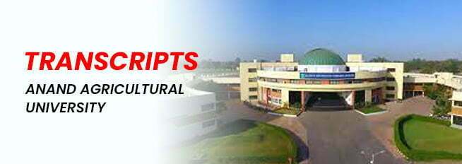 Get Transcript From Anand Agricultural University