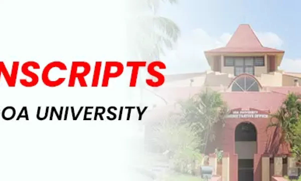 Get Transcripts From Goa University - Worldwide Transcripts