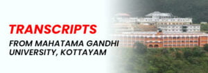 How to get Transcript from MG University Kottayam