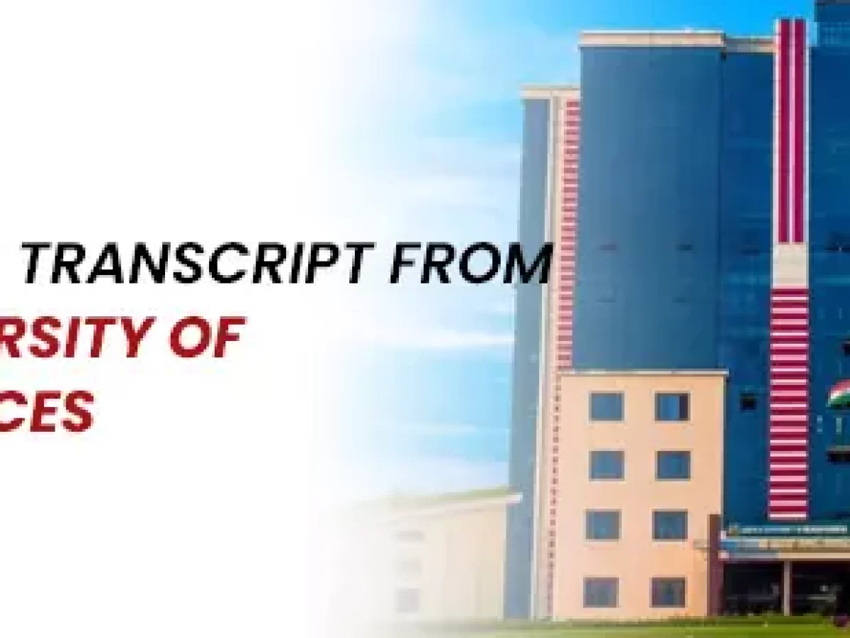 Transcripts From Kerala University of Health Sciences KUHS