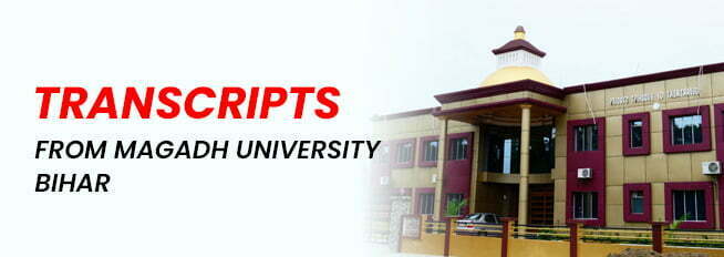 Transcripts from Magadh University, Bihar