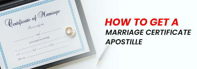 How to get a Marriage Certificate Apostille
