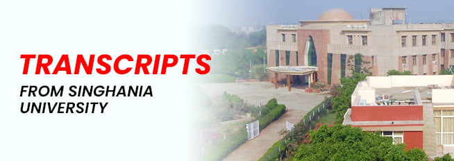 Transcripts from Singhania University