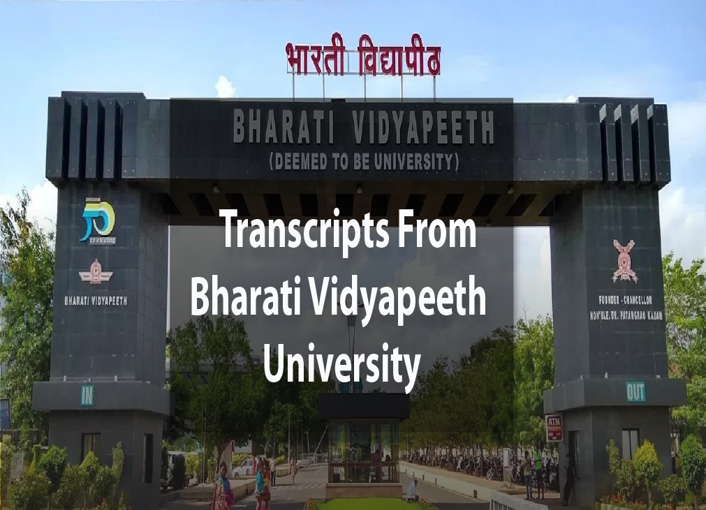 Get Transcripts From Bharati Vidyapeeth University