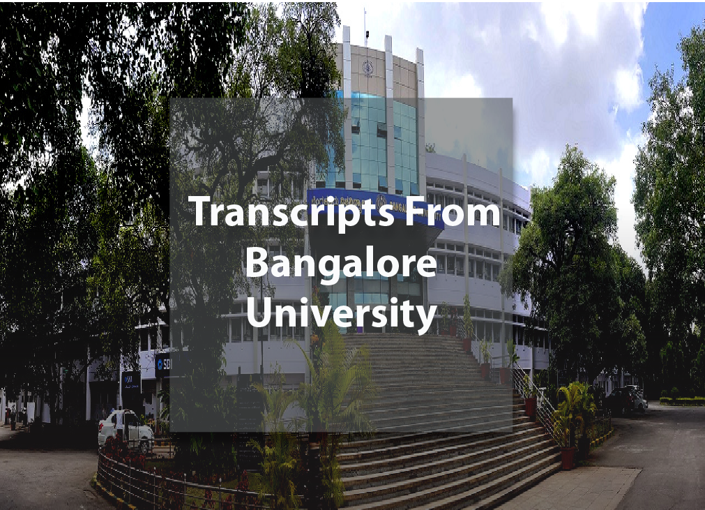 Transcripts From Bangalore University