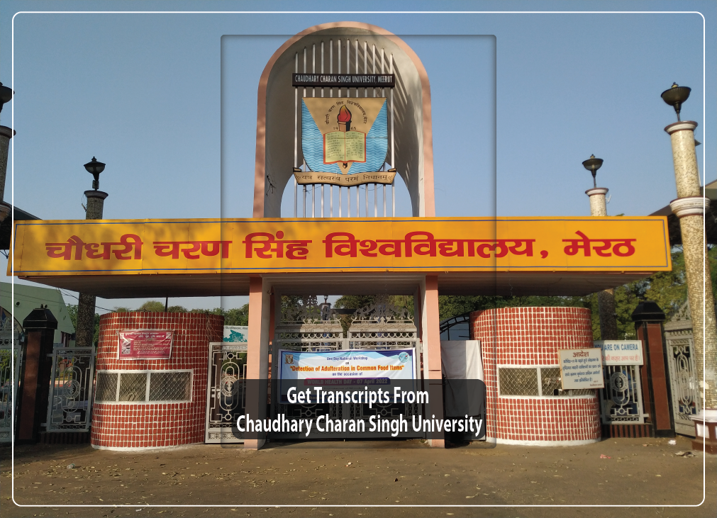 Transcripts From Chaudhary Charan Singh University