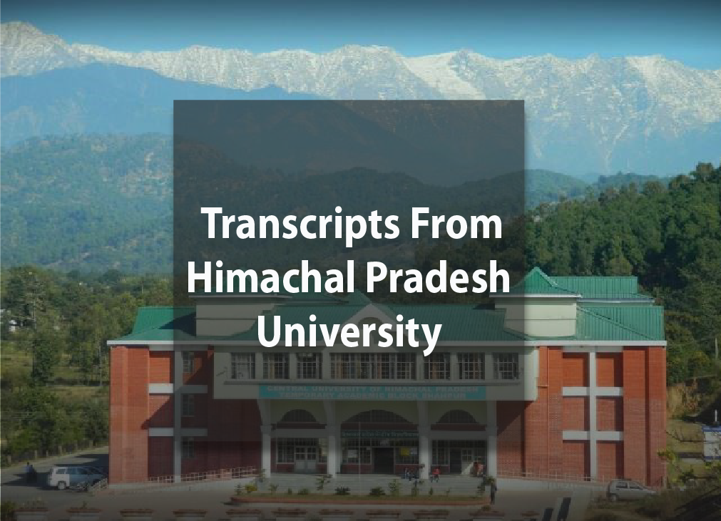 Transcripts From Himachal Pradesh University