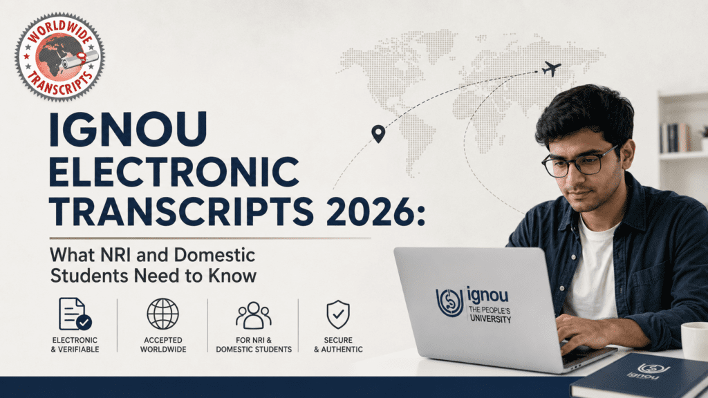 IGNOU Electronic Transcripts