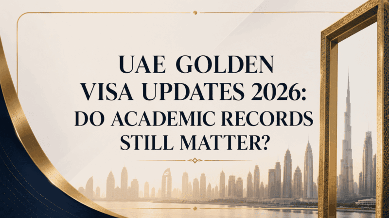 Golden Visa Updates