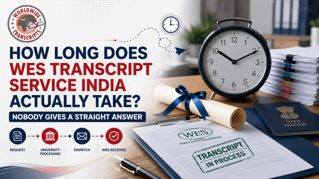 WES Transcript Service India: Timeline & Processing Time