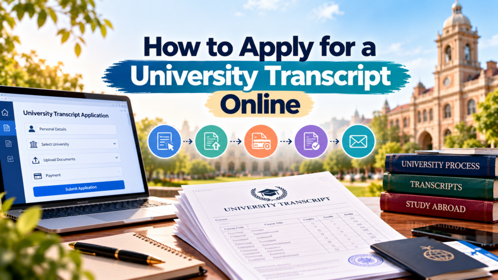 university transcript online